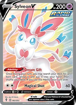 Sylveon V (Evolving Skies #183)