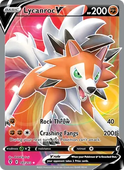 Lycanroc V (Evolving Skies #187)