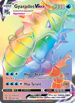 Gyarados VMAX (Evolving Skies #207)