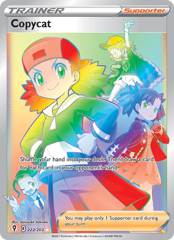 Copycat — Evolving Skies #222 (Pokémon TCG card)
