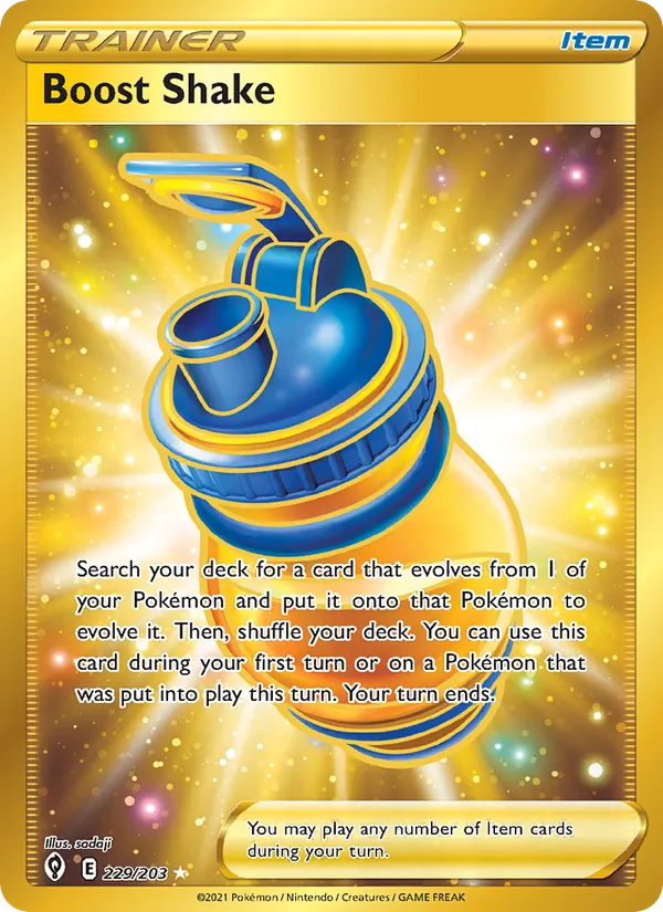 Boost Shake — Evolving Skies #229 (Pokémon TCG card)