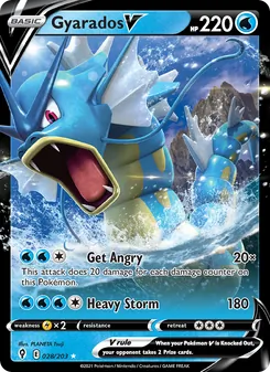Gyarados V (Evolving Skies #28)