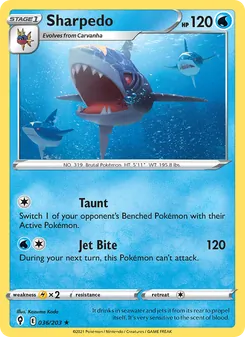 Sharpedo (Evolving Skies #36)