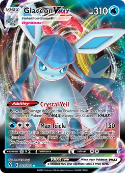 Glaceon VMAX (Evolving Skies #41)