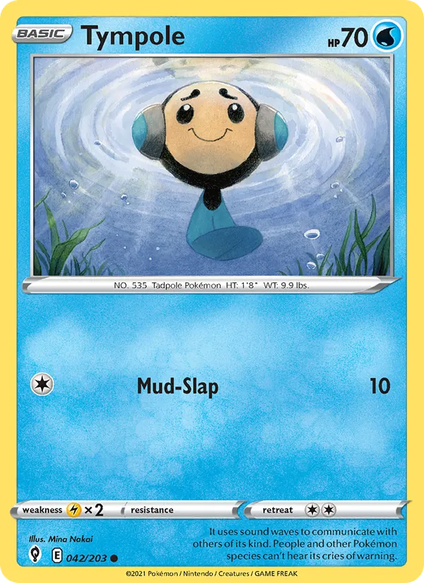 Tympole — Evolving Skies #42 (Pokémon TCG card)