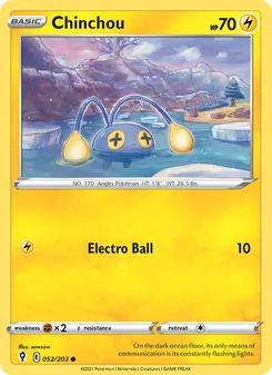 Chinchou (Evolving Skies #52)