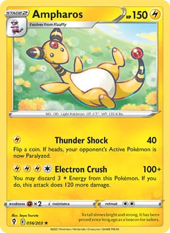 Ampharos (Evolving Skies #56)