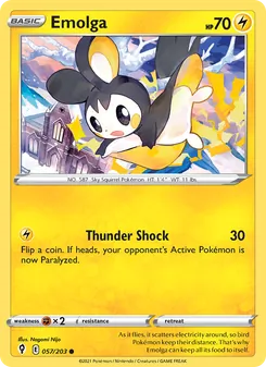 Emolga (Evolving Skies #57)