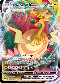 Dracozolt VMAX (Evolving Skies #59)
