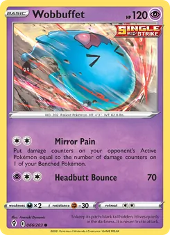 Wobbuffet (Evolving Skies #66)