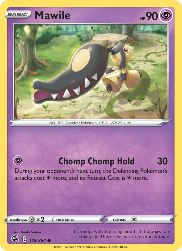 Mawile — Fusion Strike #119 (Pokémon TCG card)
