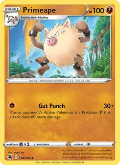 Primeape (Fusion Strike #134)