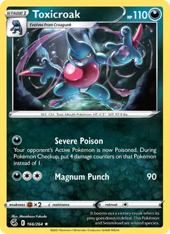 Toxicroak (Fusion Strike #166)