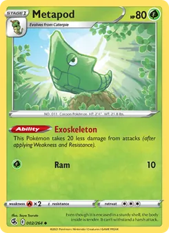 Metapod (Fusion Strike #2)