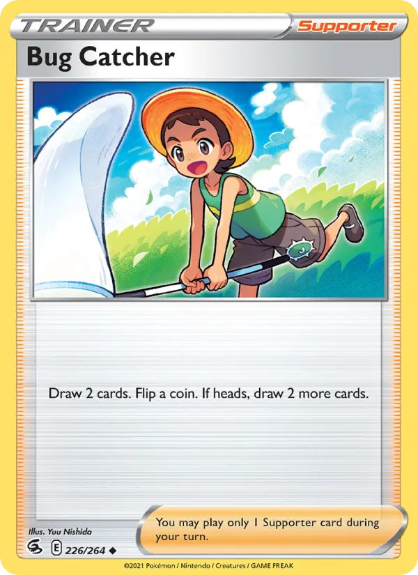 Bug Catcher — Fusion Strike #226 (Pokémon TCG card)