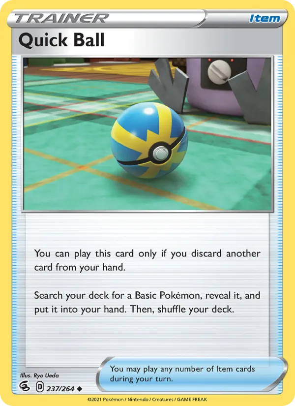 Quick Ball — Fusion Strike #237 (Pokémon TCG card)