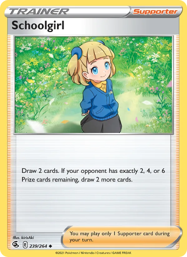 Schoolgirl — Fusion Strike #239 (Pokémon TCG card)