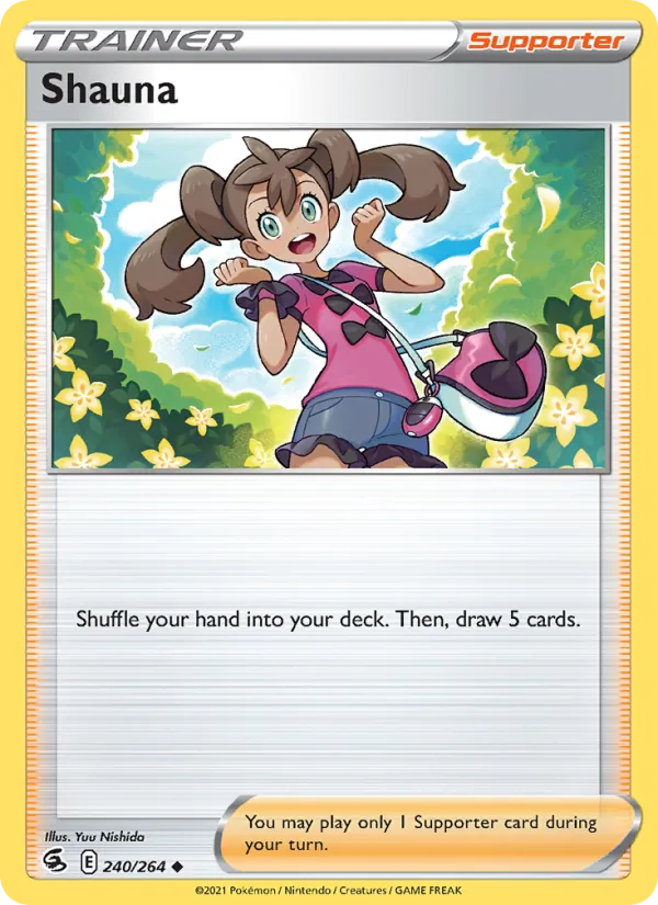 Shauna — Fusion Strike #240 (Pokémon TCG card)