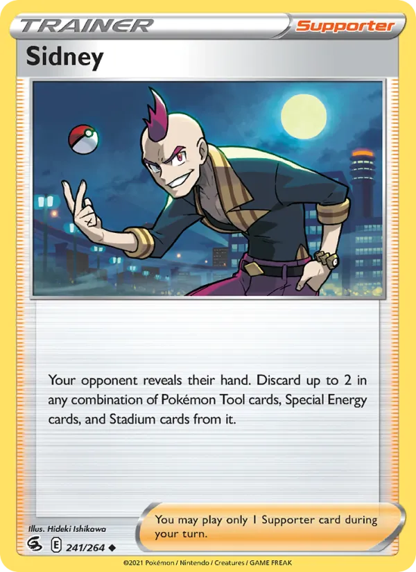 Sidney — Fusion Strike #241 (Pokémon TCG card)