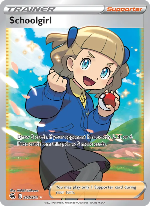 Schoolgirl — Fusion Strike #262 (Pokémon TCG card)