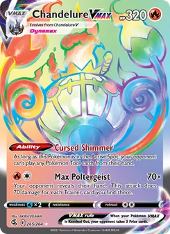 Chandelure VMAX (Fusion Strike #265)