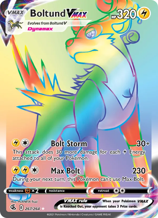 Boltund VMAX — Fusion Strike #267 (Pokémon TCG card)