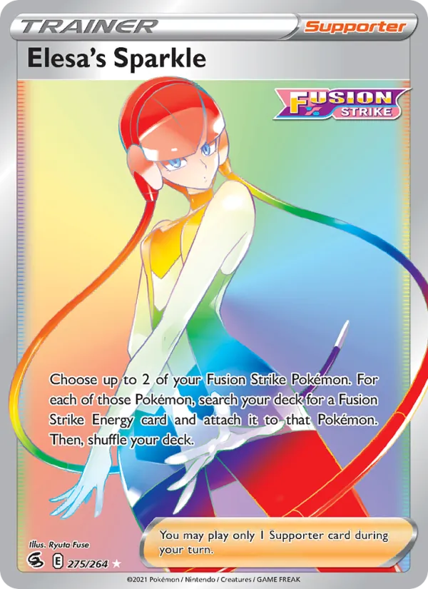 Elesa's Sparkle — Fusion Strike #275 (Pokémon TCG card)