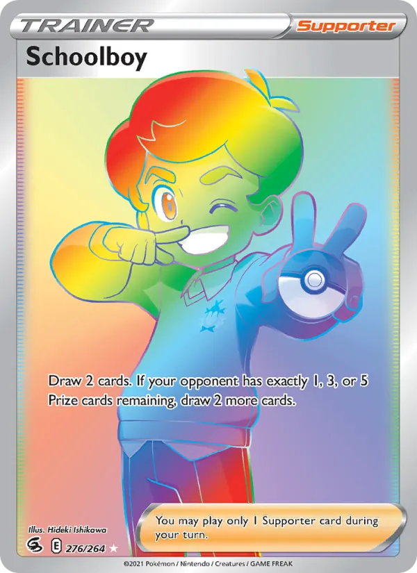 Schoolboy — Fusion Strike #276 (Pokémon TCG card)