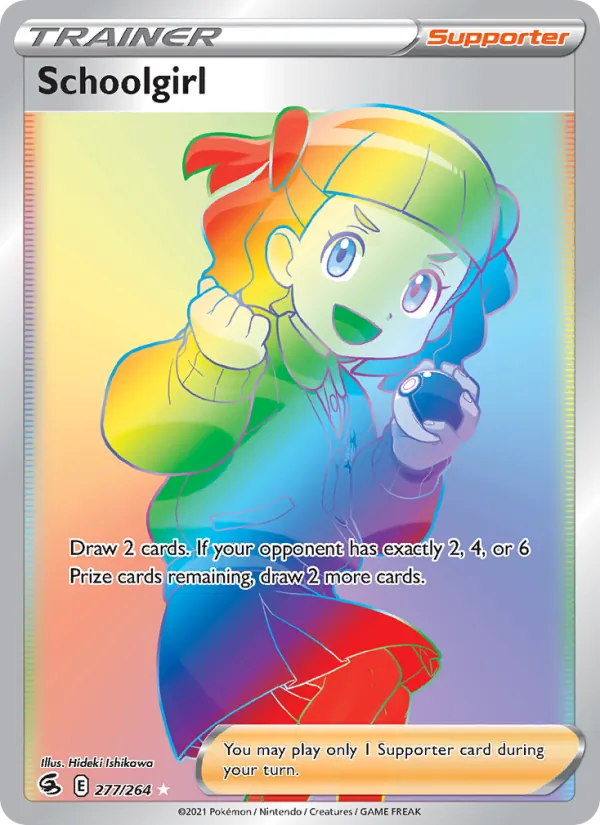 Schoolgirl — Fusion Strike #277 (Pokémon TCG card)