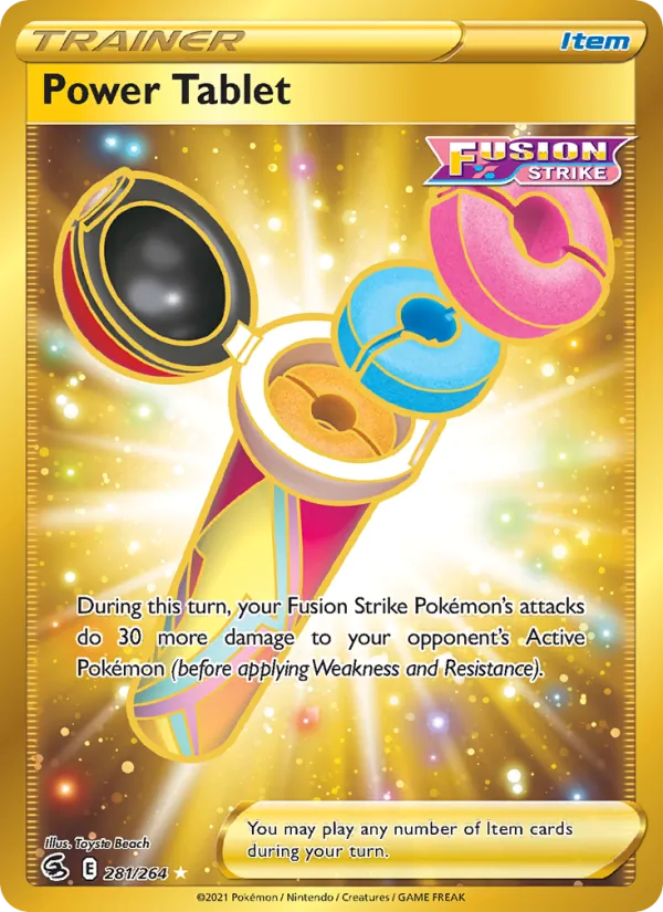 Power Tablet — Fusion Strike #281 (Pokémon TCG card)