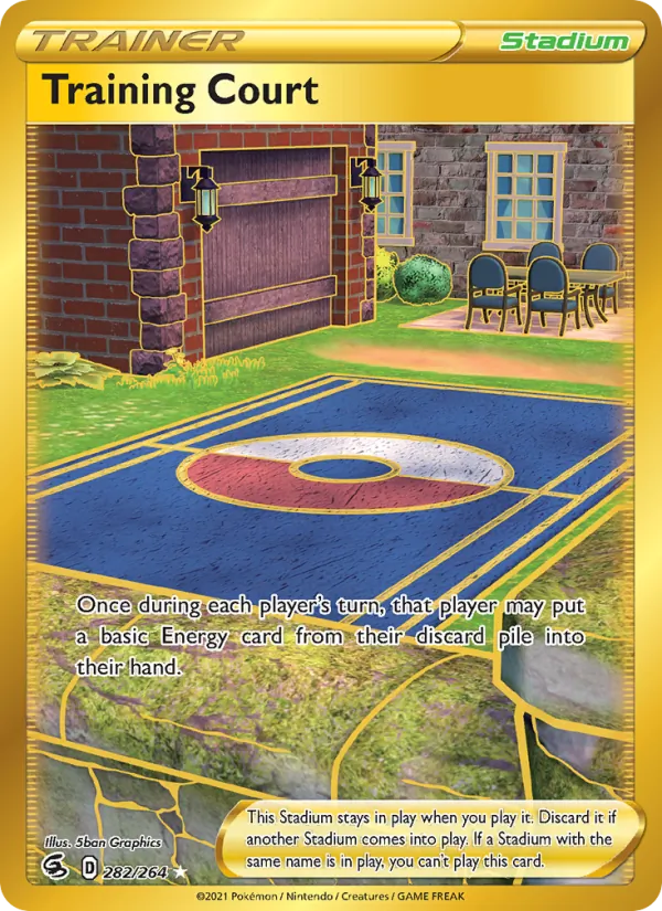 Training Court — Fusion Strike #282 (Pokémon TCG card)