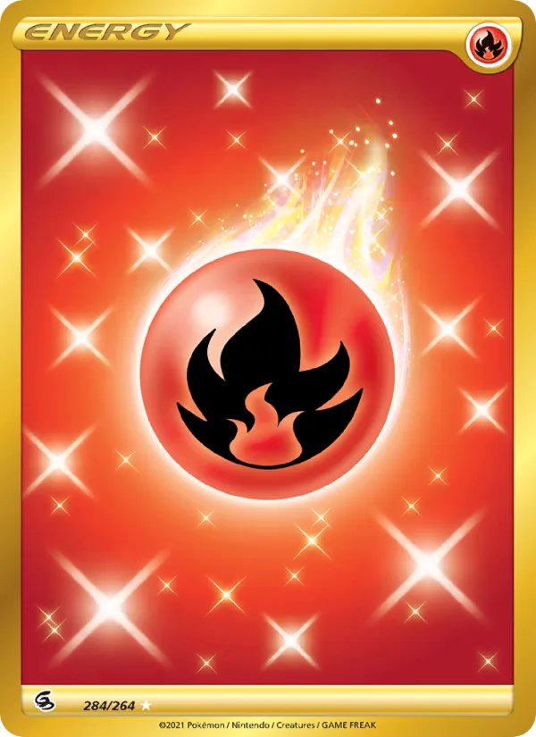 Fire Energy — Fusion Strike #284 (Pokémon TCG card)