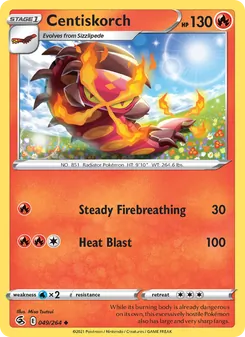 Centiskorch (Fusion Strike #49)