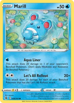 Marill (Fusion Strike #58)