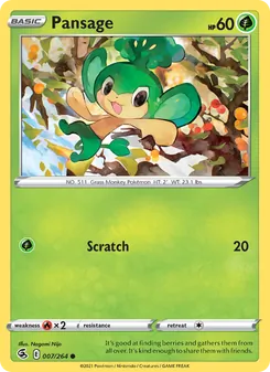Pansage (Fusion Strike #7)