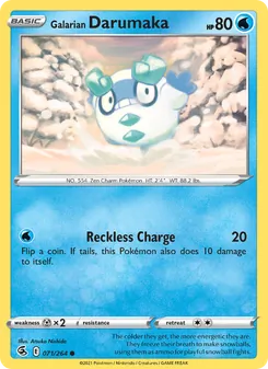 Galarian Darumaka (Fusion Strike #71)