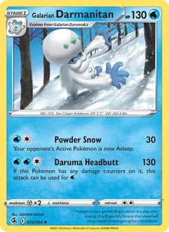 Galarian Darmanitan (Fusion Strike #72)