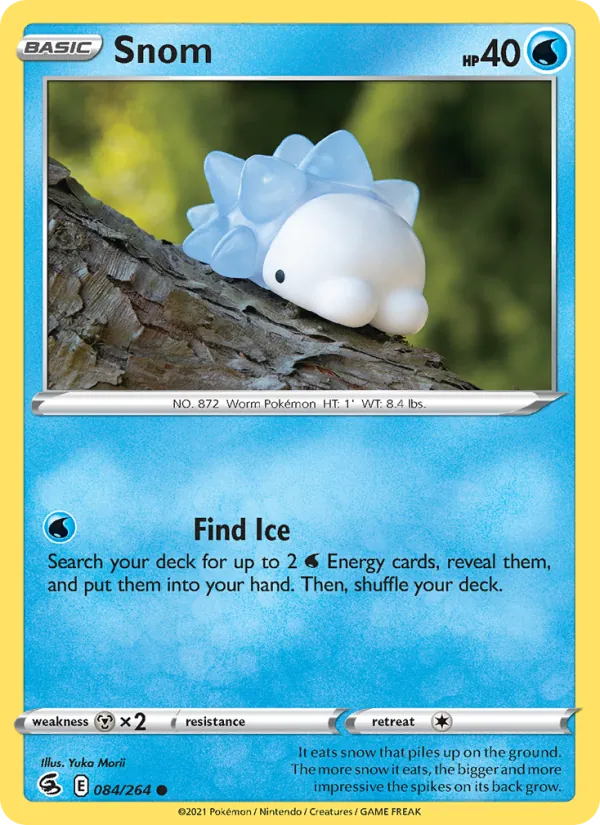 Snom — Fusion Strike #84 (Pokémon TCG card)