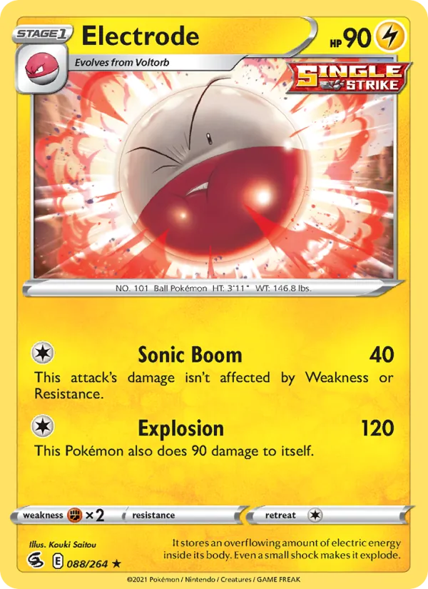Electrode — Fusion Strike #88 (Pokémon TCG card)