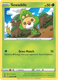 Sewaddle (Fusion Strike #9)