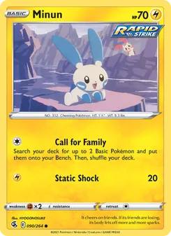 Minun (Fusion Strike #90)