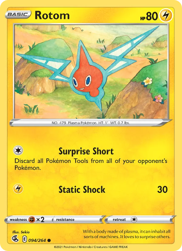 Rotom — Fusion Strike #94 (Pokémon TCG card)