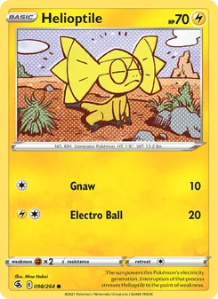 Helioptile (Fusion Strike #98)