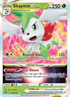Shaymin VSTAR (Brilliant Stars #014)