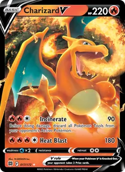 Charizard V (Brilliant Stars #017)