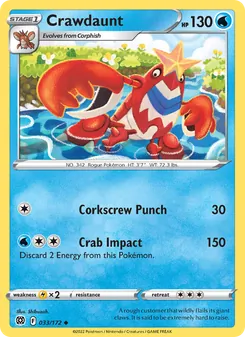 Crawdaunt (Brilliant Stars #033)