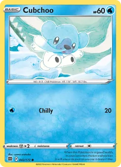 Cubchoo (Brilliant Stars #042)