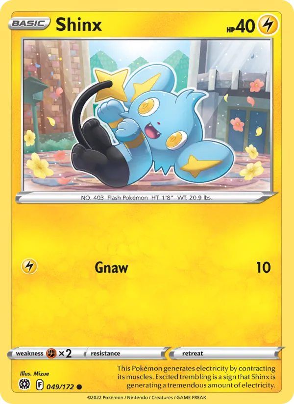 Shinx — Brilliant Stars #049 (Pokémon TCG card)