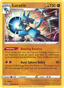 Lucario (Brilliant Stars #079)