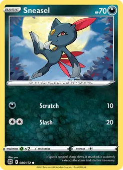 Sneasel (Brilliant Stars #086)